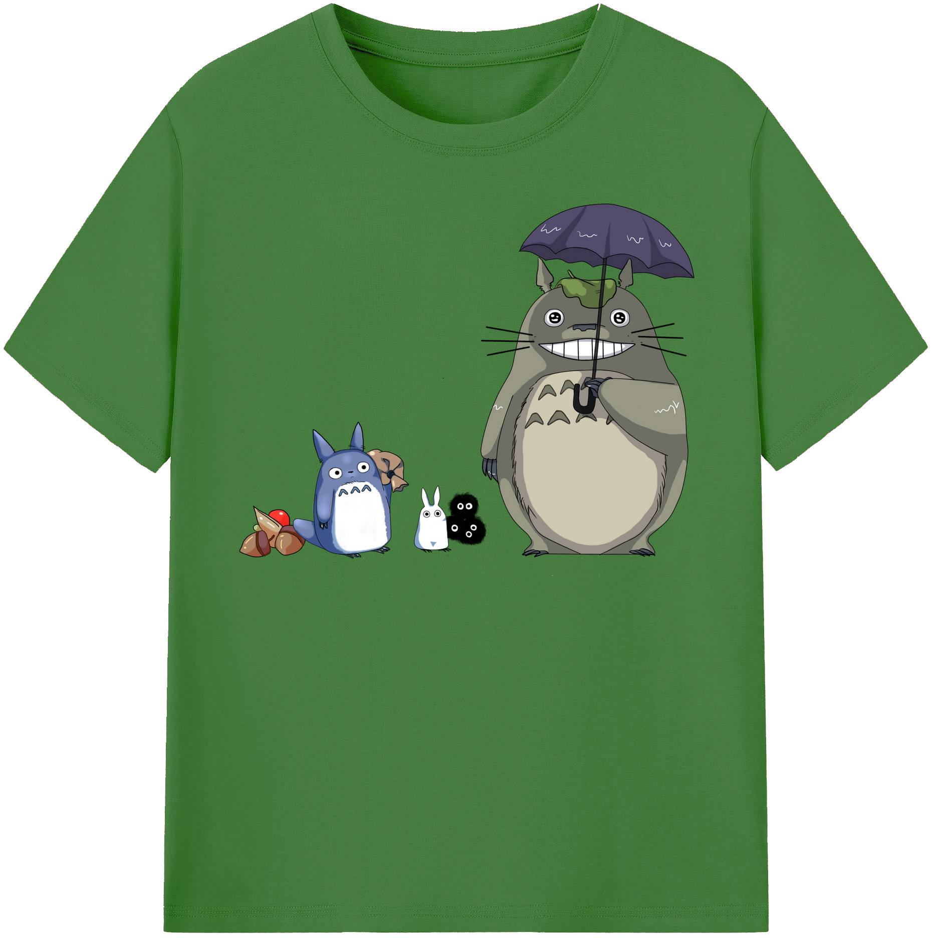 （画像用） となりのトトロ 草壁メイ 草壁サツキ My Neighbor Totoro Satsuki Kusakabe Mei Kusakabe レディースカジュアルプリントTシャツ（綿100％）